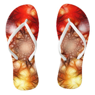 Abstrakter Feuerwerk-Sterne-Hintergrund Flip Flops