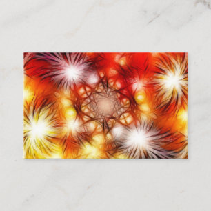 Abstrakter Feuerwerk-Sterne-Hintergrund Visitenkarte