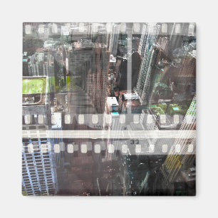 Abstrakter Film Magnet
