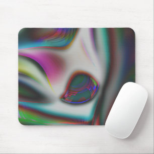 abstrakter Fischmund mit psychedelischer bis zarte Mousepad