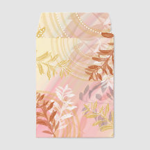 Abstrakter Floraler Botanischer Versandkuvert Umsc