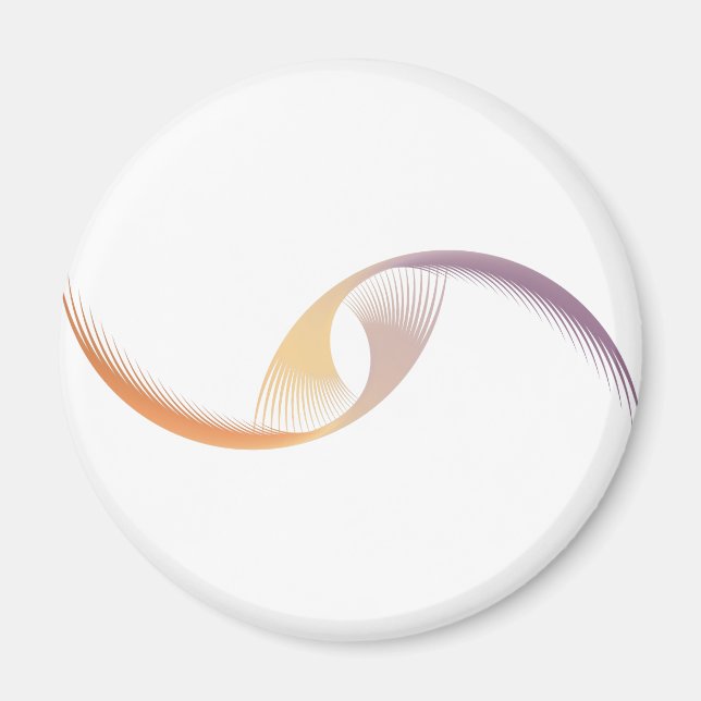 Abstrakter Flug Magnet (Vorne)