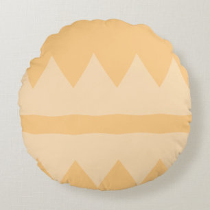 abstrakter Fluss Rundes Kissen