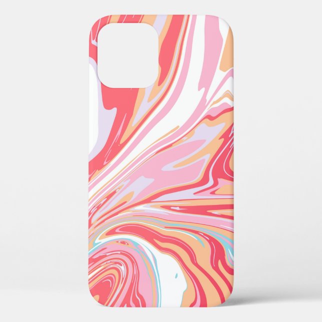 Abstrakter flüssiger Marmor oder Epoxy-Trendbackgr Case-Mate iPhone Hülle (Rückseite)