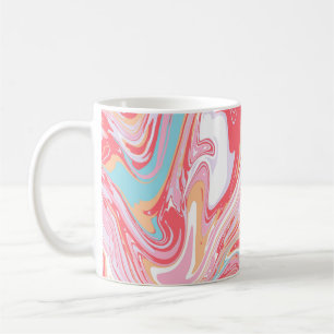 Abstrakter flüssiger Marmor oder Epoxy-Trendbackgr Kaffeetasse