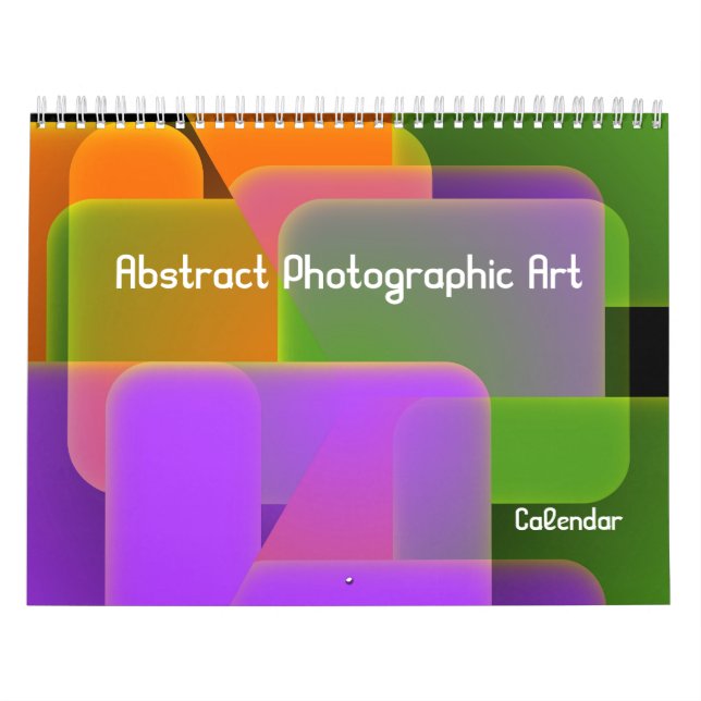 Abstrakter Fotografiekalender Kalender (Titelbild)