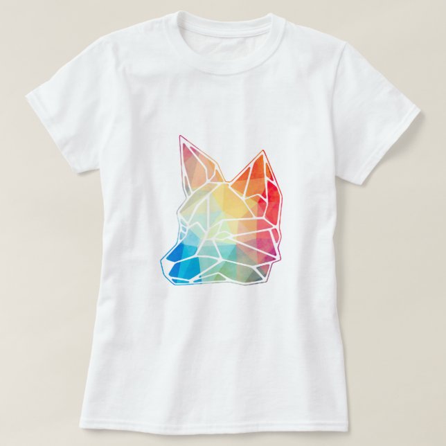 Abstrakter Fox T-Shirt (Design vorne)