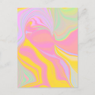 Abstrakter Frühlingssinn Postkarte
