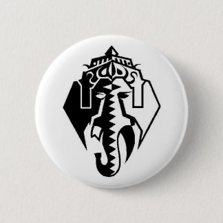 Abstrakter Ganesh Knopf Button