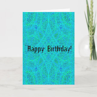 Abstrakter Geburtstag Karte