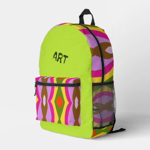 Abstrakter gedruckter Rucksack