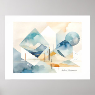 Abstrakter Geist Poster