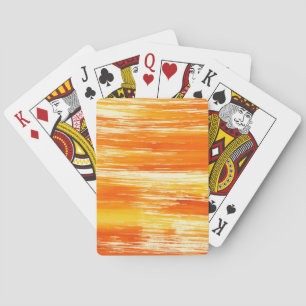 Abstrakter gelber Hintergrund vom Watercolor Spielkarten