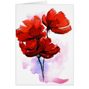Abstrakter gemalter Blumenhintergrund 2