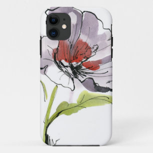 Abstrakter gemalter Blumenhintergrund 3 Case-Mate iPhone Hülle