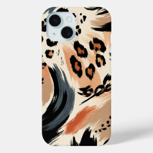 Abstrakter gemalter exotischer Tierdruck Leopard Case-Mate iPhone Hülle