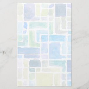 Abstrakter gemalter Watercolorhintergrund Briefpapier