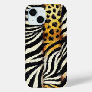 Abstrakter gemischter Wildtierdruck Case-Mate iPhone Hülle