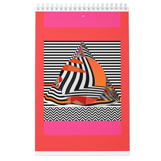 Abstrakter Geometrikalender Kalender (Titelbild)