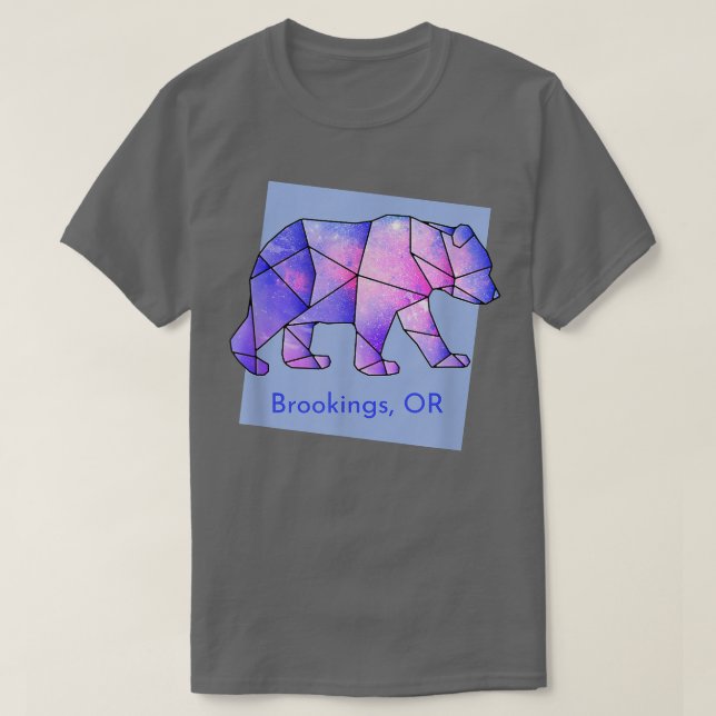 Abstrakter geometrischer Anim für den Galaxiebär T-Shirt (Design vorne)