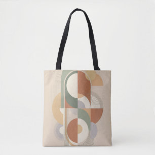 Abstrakter geometrischer Bauhaus-Kunstprint   Mitt