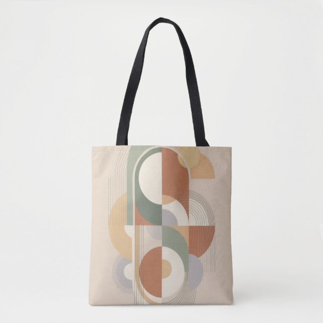 Abstrakter geometrischer Bauhaus-Kunstprint | Mitt (Vorderseite)