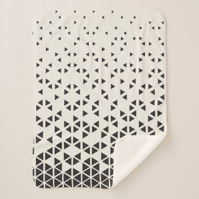 Abstrakter geometrischer Entwurf Sherpadecke (Vorderseite)