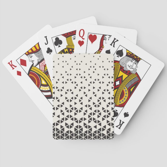 Abstrakter geometrischer Entwurf Spielkarten (Rückseite)