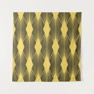 Abstrakter geometrischer Hintergrund. Art Deco-Ill Wandteppich
