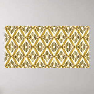 Abstrakter geometrischer Hintergrund. Art Deco. Poster
