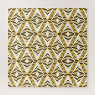 Abstrakter geometrischer Hintergrund Art Deco Puzzle