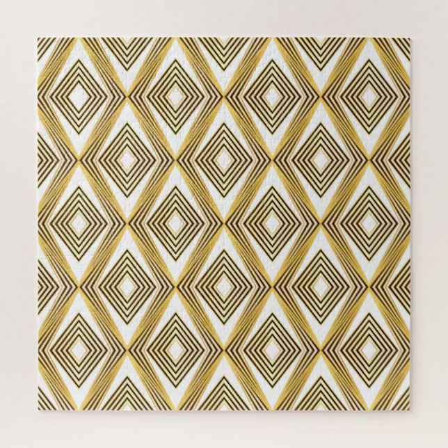 Abstrakter geometrischer Hintergrund Art Deco Puzzle (Vertikal)