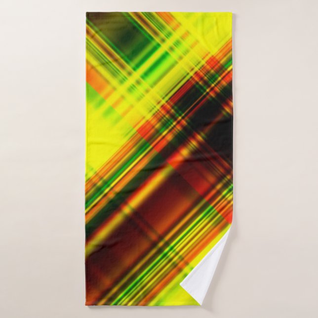 abstrakter geometrischer Hintergrund Badehandtuch (Badehandtuch)