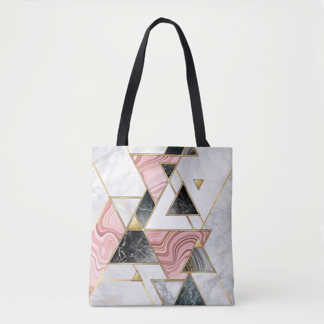 Abstrakter geometrischer Hintergrund. Moderne Marm (Vorderseite)