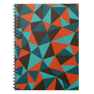 Abstrakter geometrischer Hintergrund nach hinten - Notizblock
