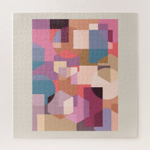 Abstrakter geometrischer Hintergrund Puzzle