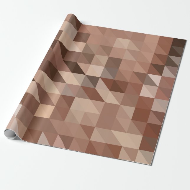 Abstrakter geometrischer Hintergrund sieht stilisi Geschenkpapier (Ungerollt)