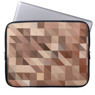 Abstrakter geometrischer Hintergrund sieht wie sti Laptopschutzhülle