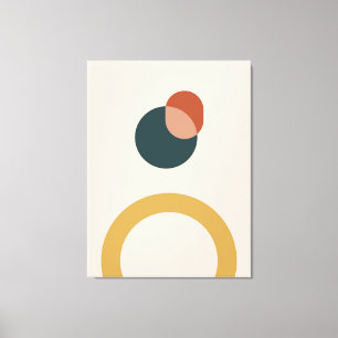 Abstrakter geometrischer Musterhintergrund Leinwanddruck