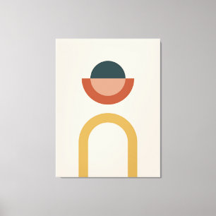 Abstrakter geometrischer Musterhintergrund Leinwanddruck