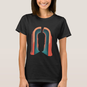 Abstrakter geometrischer Portal-Kunstdruck T-Shirt