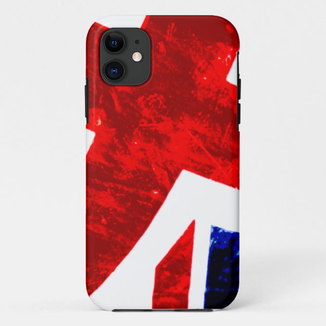 Abstrakter Gewerkschafts-Jack Case-Mate iPhone Hülle (Rückseite)