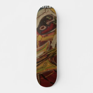 Abstrakter Gitarrist II Skateboard