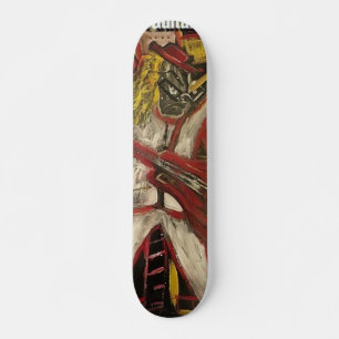 Abstrakter Gitarrist VII Skateboard