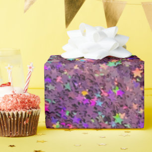 Abstrakter Glitzer Geschenkpapier