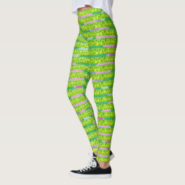 Abstrakter Glitzer sieht lustig aus Leggings