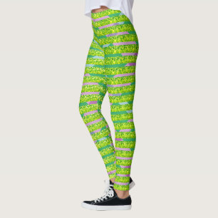 Abstrakter Glitzer sieht lustig aus Leggings