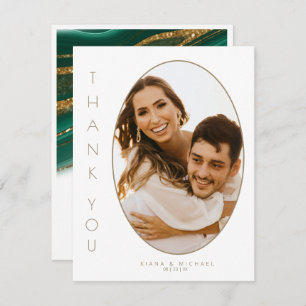 Abstrakter Glitzer Strata Wedding Vielen Dank Gr I Dankeskarte