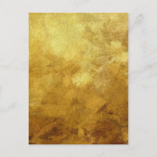 abstrakter, goldfarbener Hintergrund Postkarte