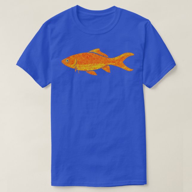 Abstrakter Goldfisch T-Shirt (Design vorne)